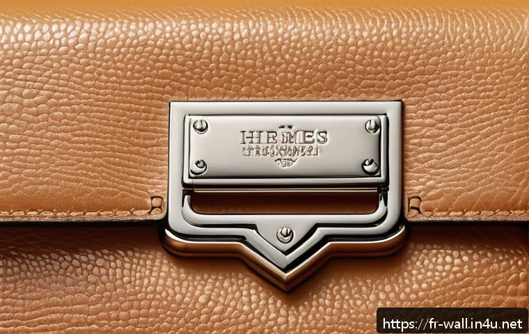 에르메스 지갑 컬렉션에서의 선택 팁 - A high-resolution close-up image of a luxury Hermès wallet made from grainy Epsom leather, showcasin...
